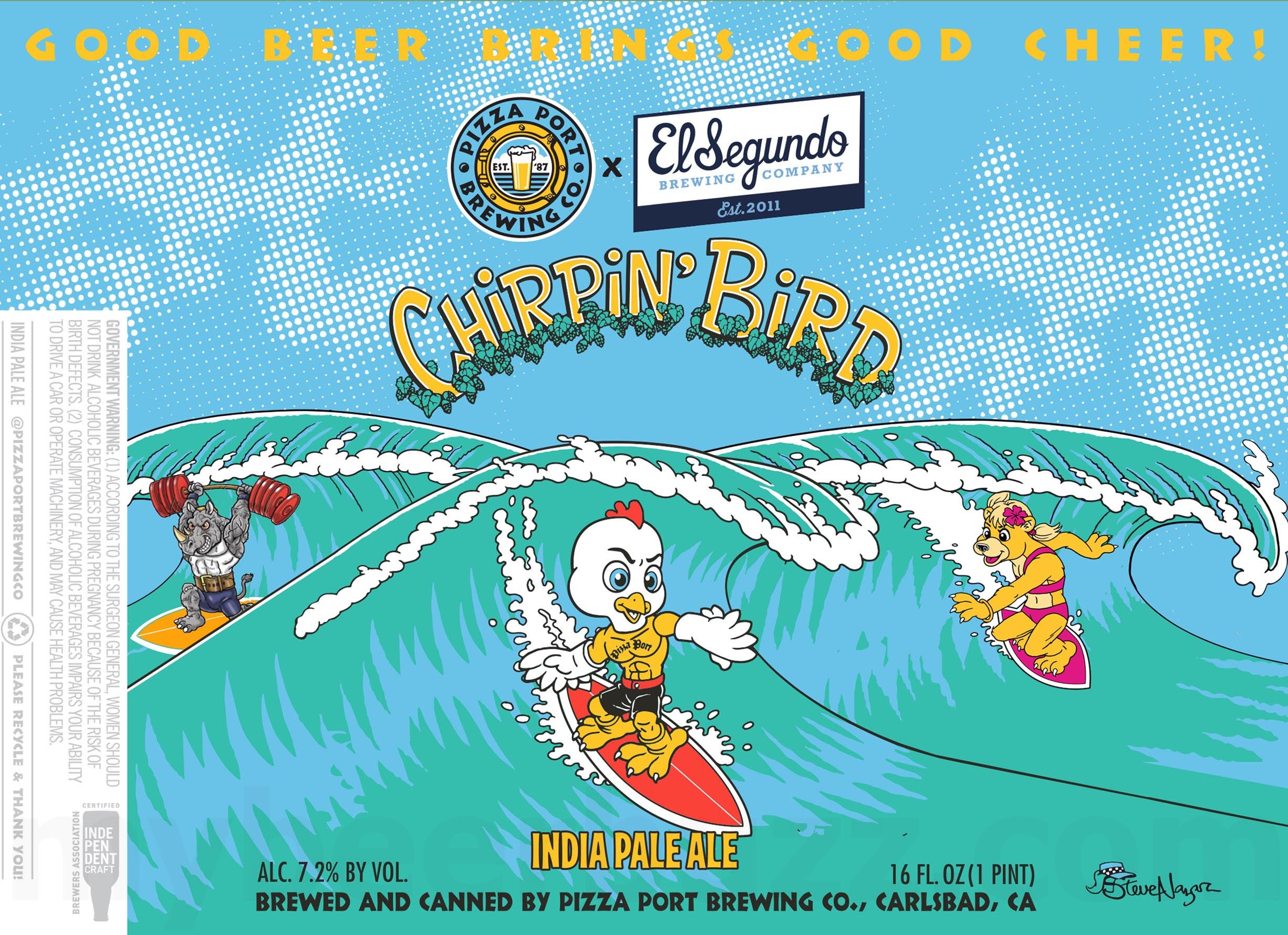 2026 Pizza Port Chirpin' Bird 16-oz Cans