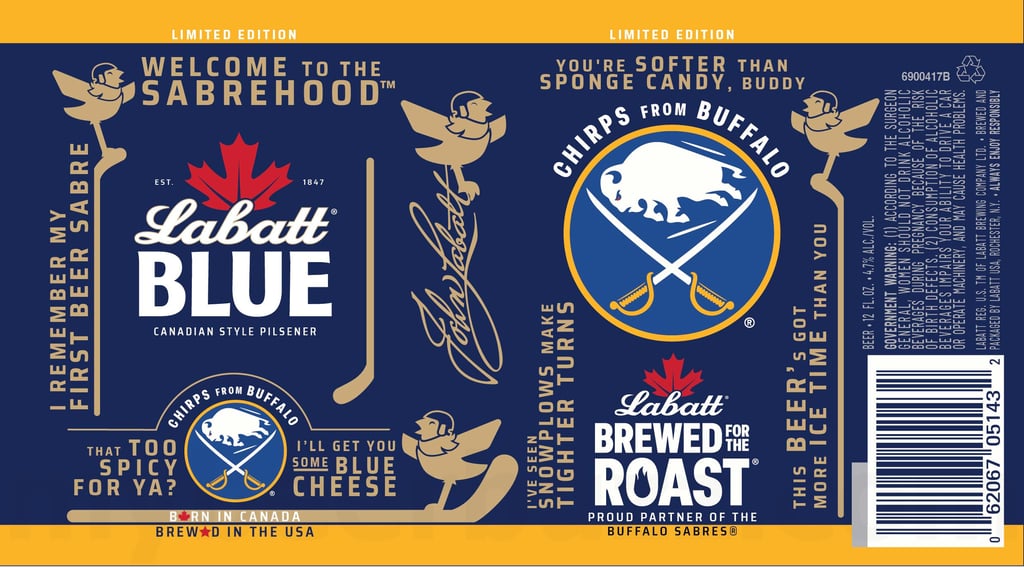2026 Labatt Blue Buffalo 12-oz Cans