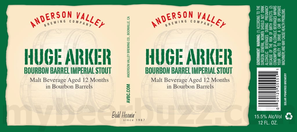 2025 Anderson Valley Huge Arker 12oz Cans