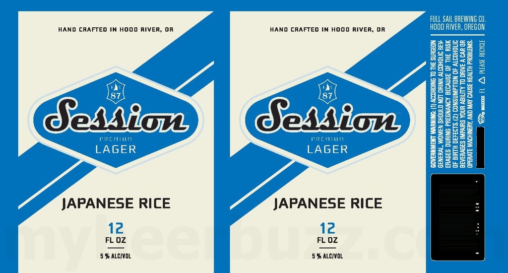 2025 Full Sail Session Japanese Rice Lager 12-oz Cans