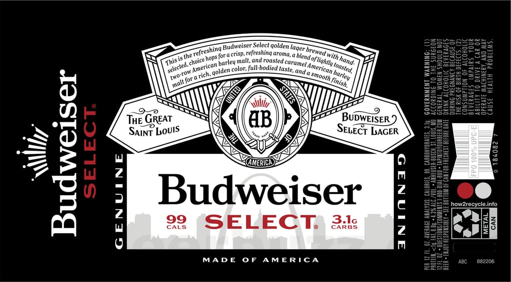 2026 Budweiser Select 12-oz Cans