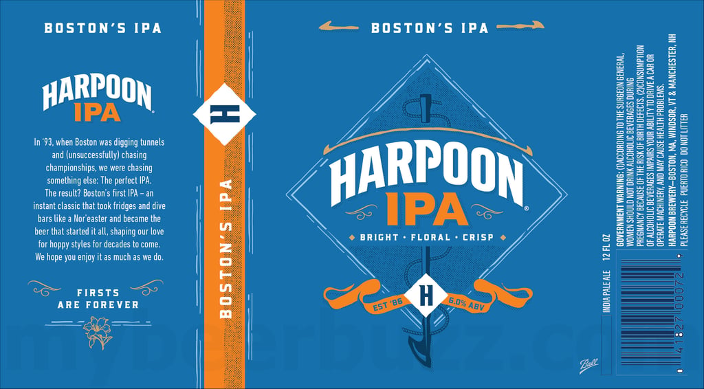 2025 Harpoon IPA 12-oz Cans