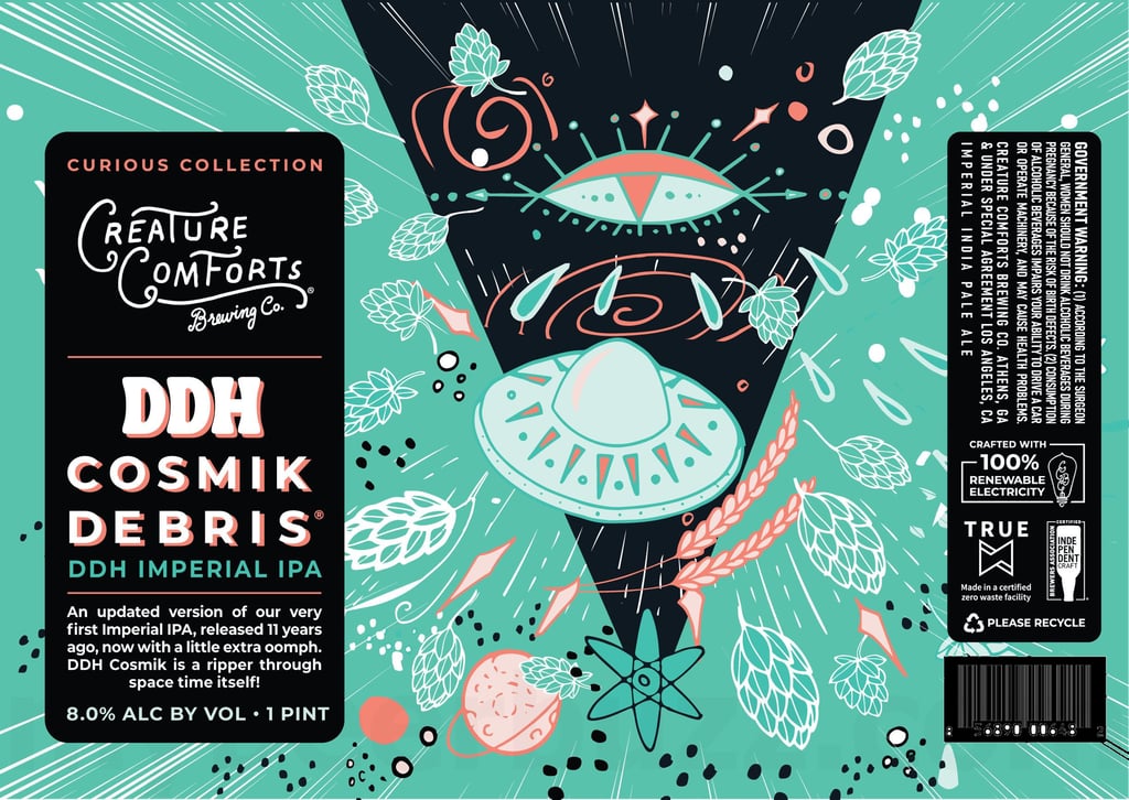 2026 Creature Comforts DDH Cosmik Debris 16-oz Cans