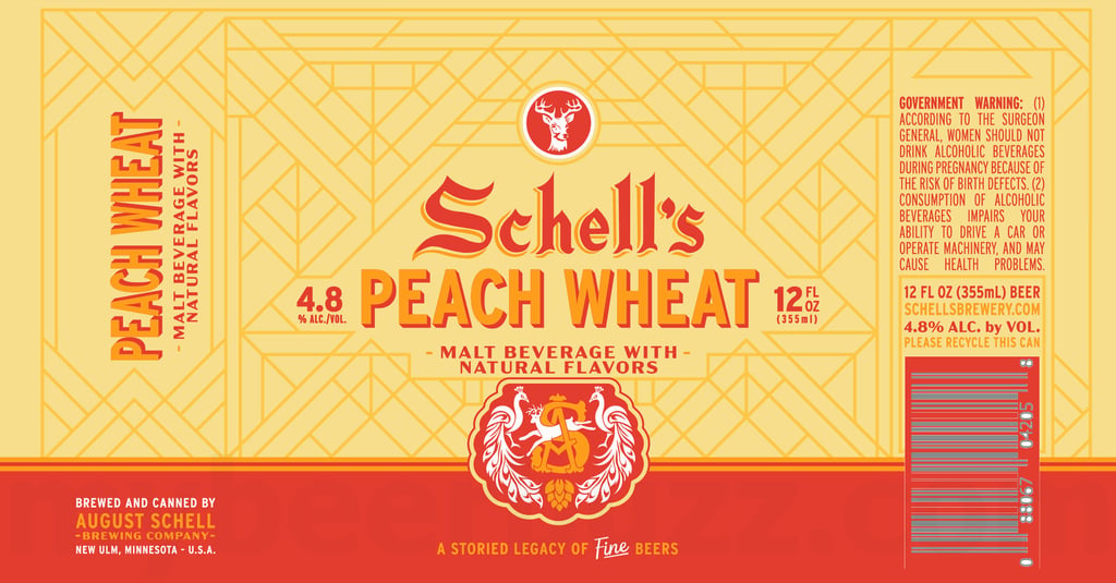 2026 Schell's Peach Wheat 12-oz Cans