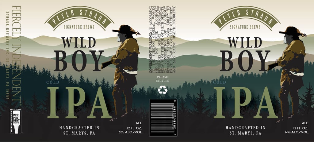 Peter Straub 2025 WIld Boy Cold IPA 12oz Cans