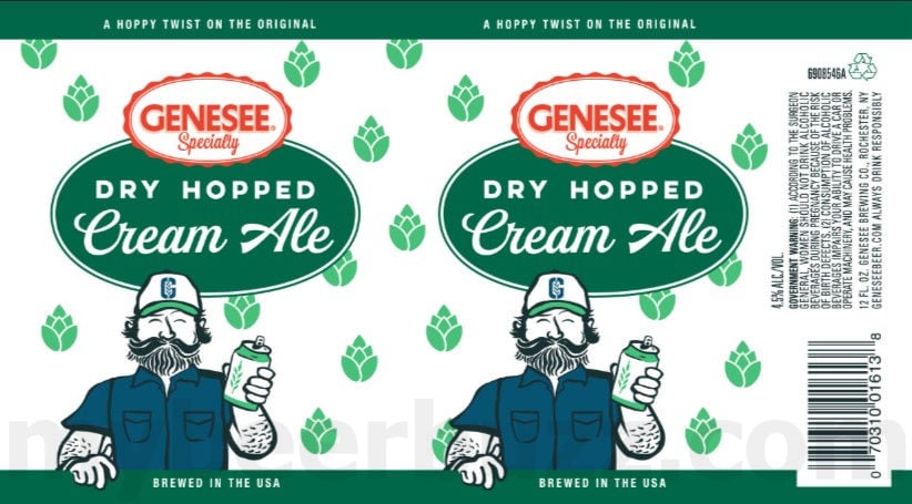 2025 Genesee Dry Hopped Cream Ale 12oz Cans