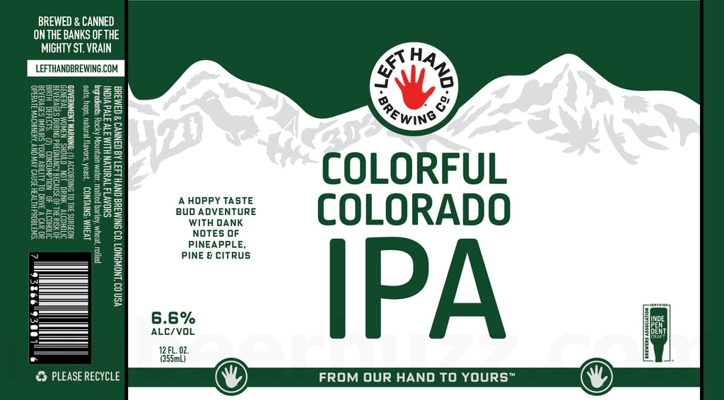 2025 Left Hand Colorful Colorado IPA 12oz Cans
