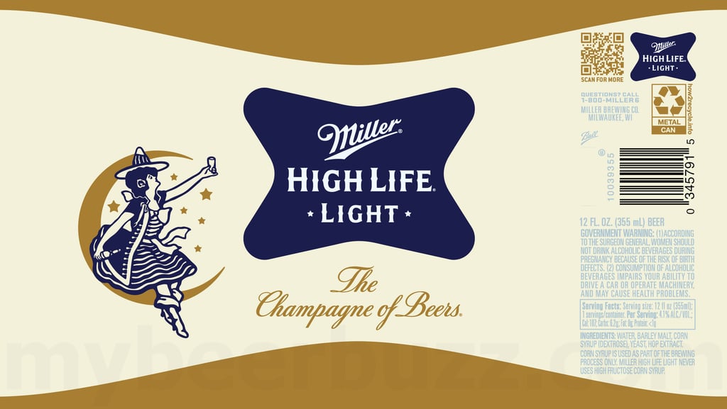 2025 Miller High Life Light 12-oz Cans