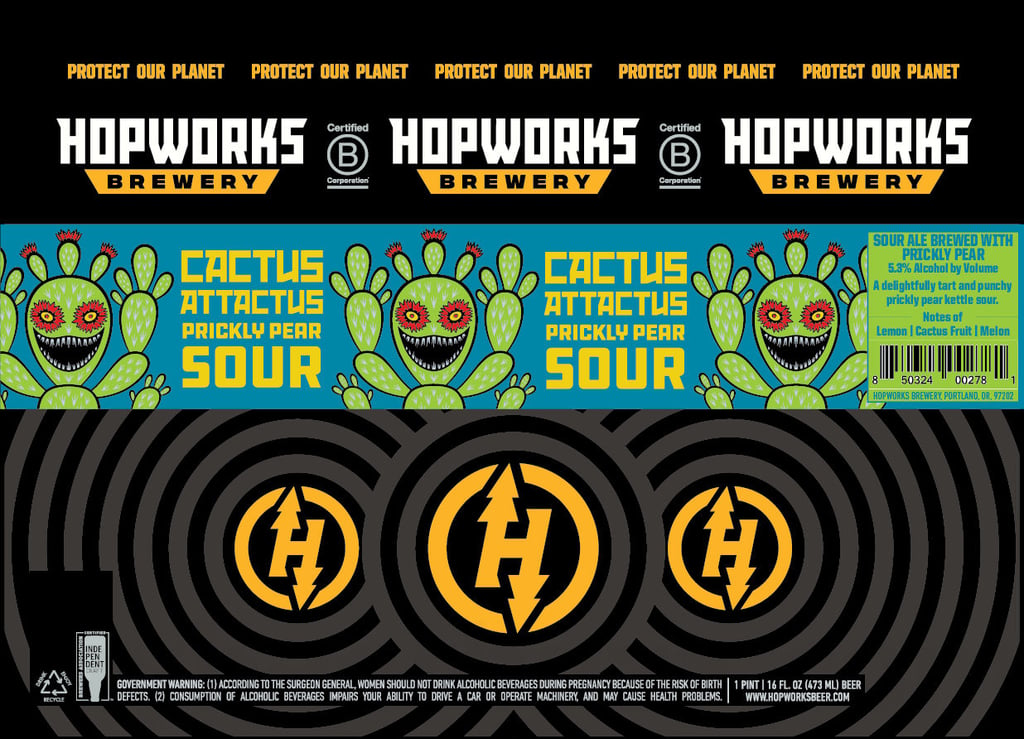 2026 Hopworks Cactus Attctus 16-oz Cans