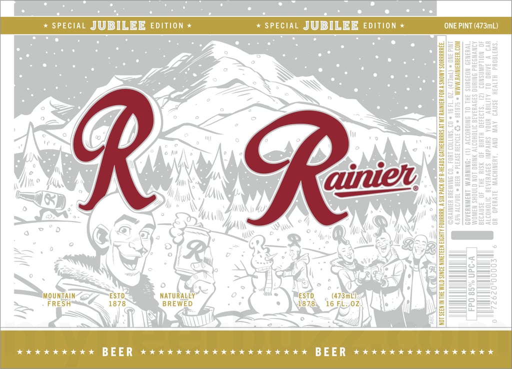 2026 Rainier Special Jubilee Edition 16-oz Cans