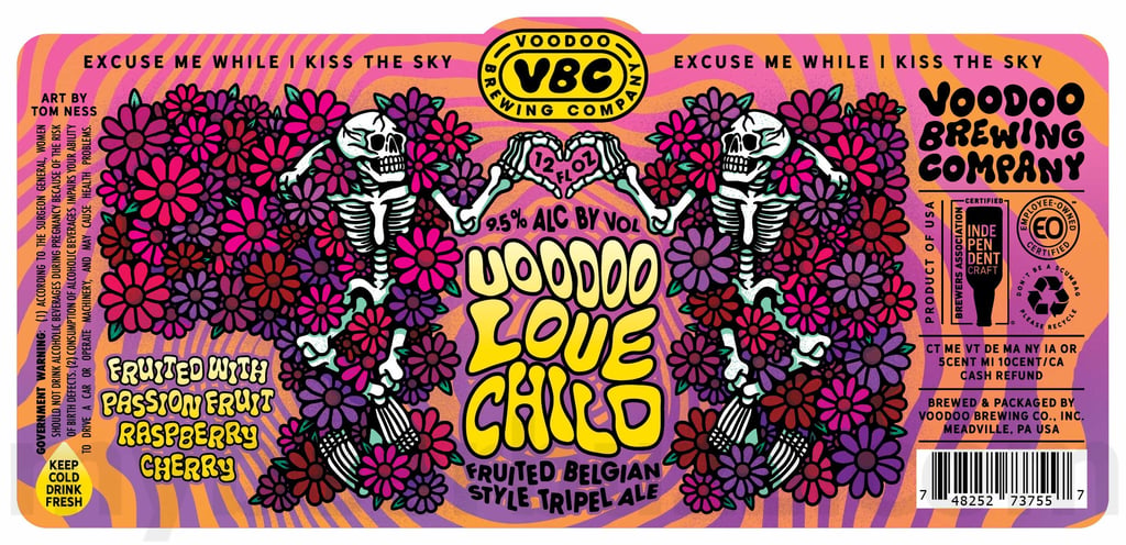 2025 Voodoo Brewing Voodoo Love Child 12oz Cans