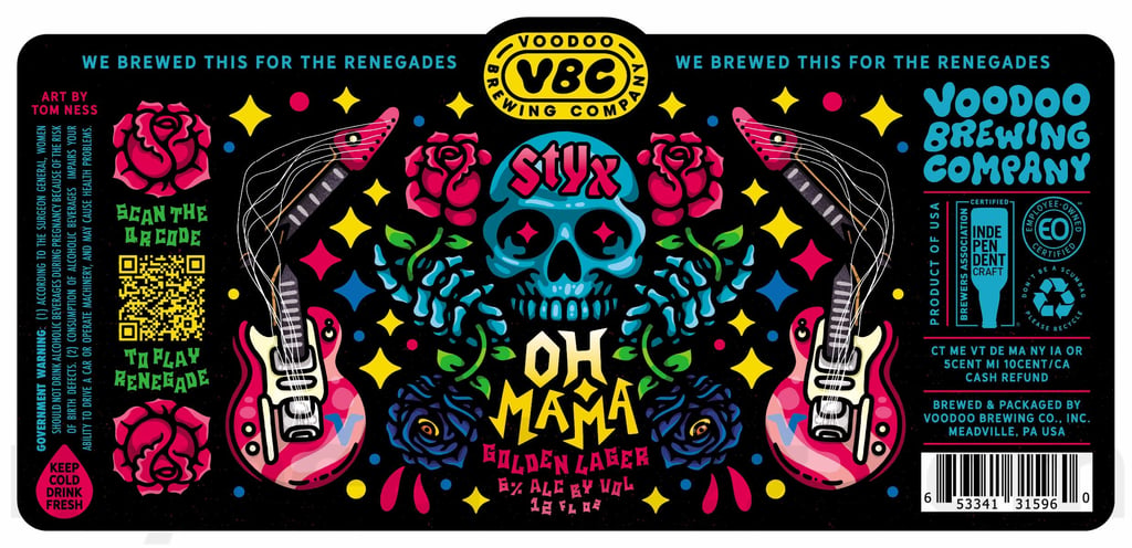 2025 Voodoo Brewing Oh Mama 12oz Cans