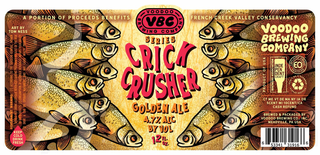 Voodoo Brewery Crik Crusher Golden Ale