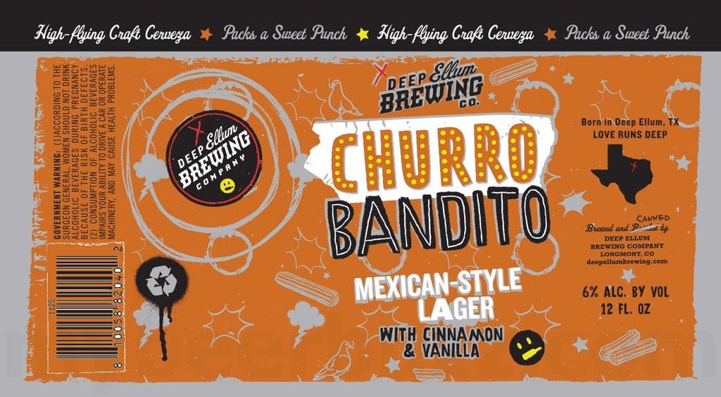 2025 Deep Ellum Brewing Churro Bandito 12-oz Cans