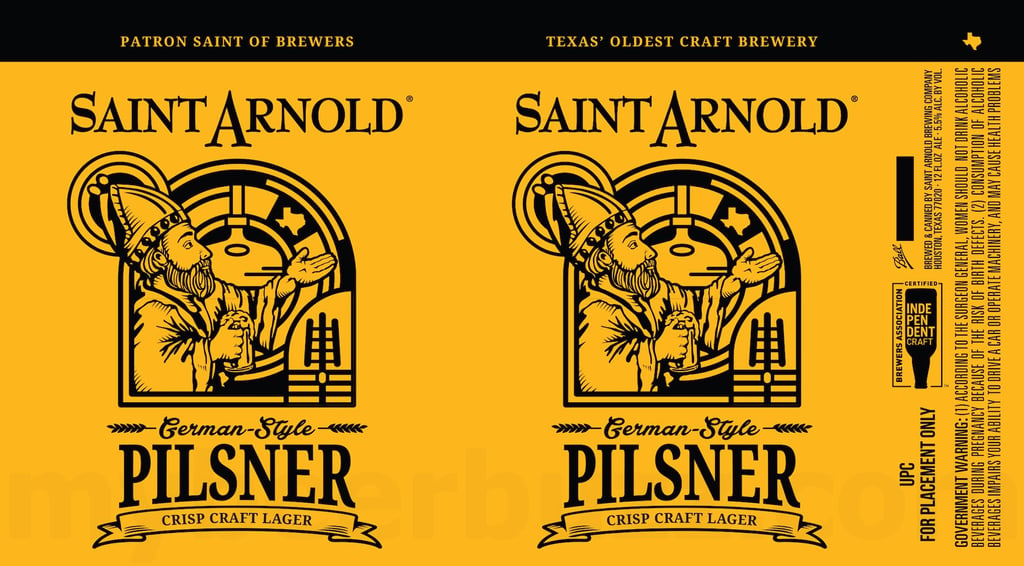 2026 Saint Arnold Brewing German Style Pilsner 12-oz Cans