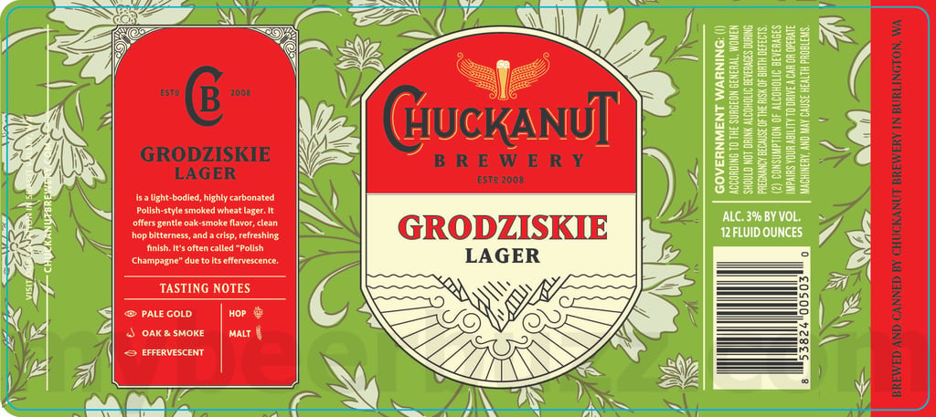 2025 Chuckanut Grodziskie Lager 12oz Cans