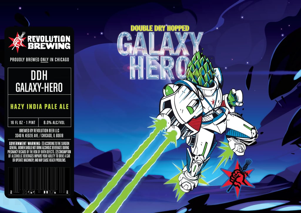 2026 Revolution Brewing Galaxy Hero 16-oz Cans