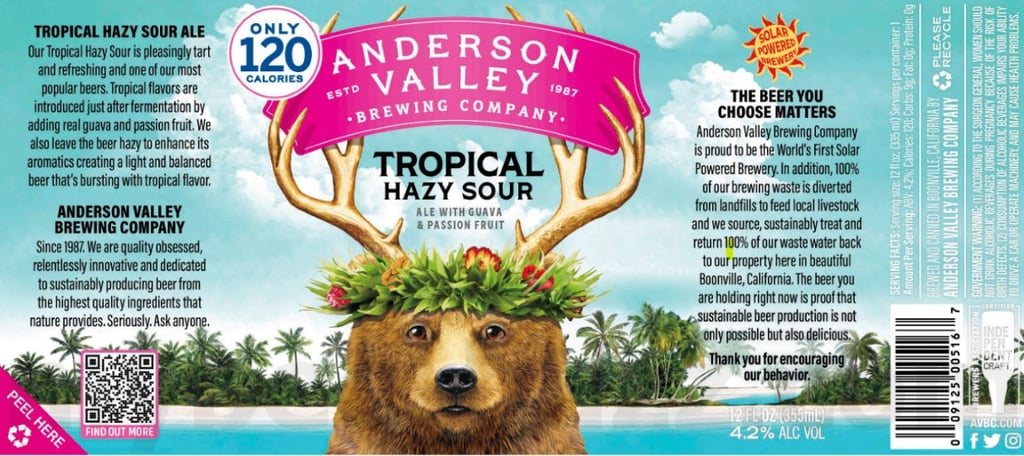 2025 Anderson Valley Tropical Hazy SOur 12oz Cans