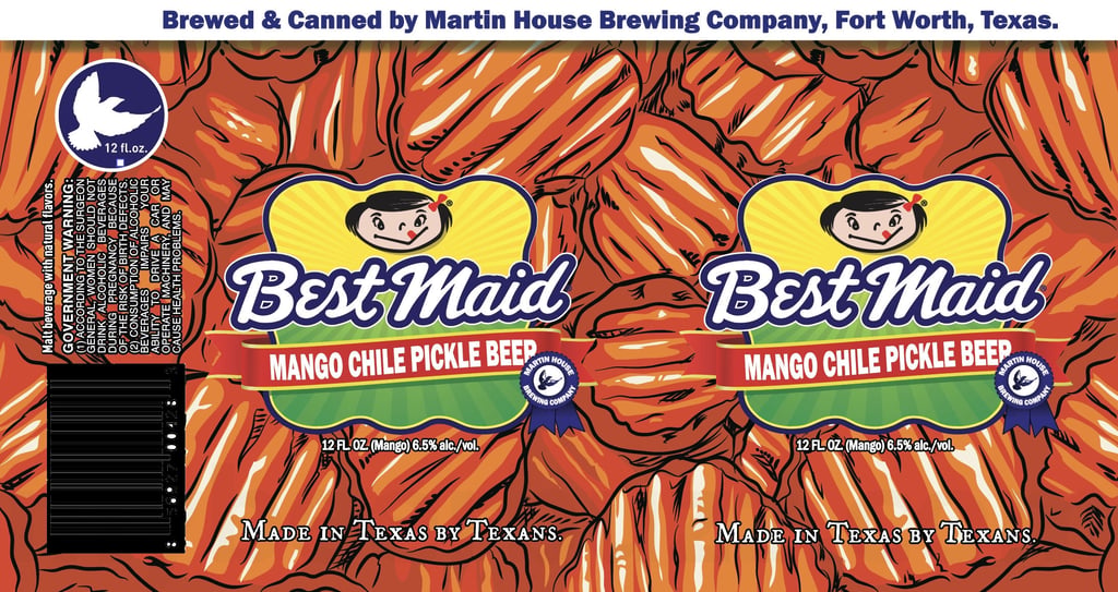 2026 Martin House Best Maid Mango Chile Pickle Beer 12-oz Cans