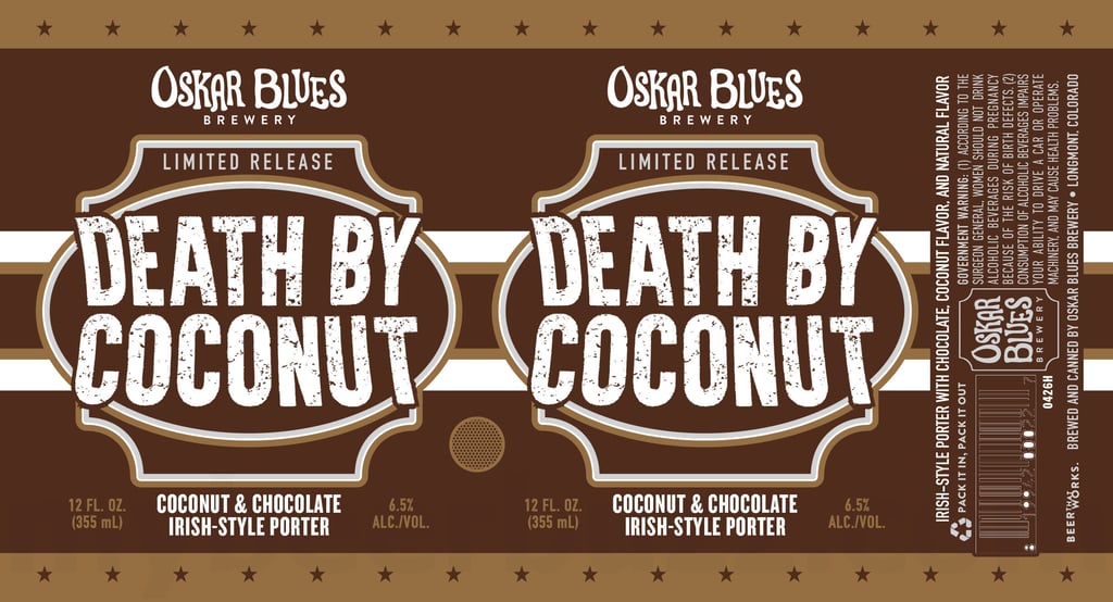 2026 Oskar Blues Death By Coconut 12-oz Cans