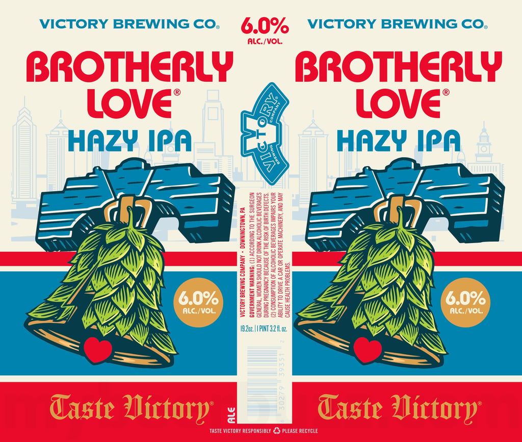 Victory Adding Berry Monkey Cans & Bottles / Imperial Cloud Walker / DDH Dirtwolf / Berry Monkey / Slow Breeze / Dark Thunder Storm King / Dirtwolf / Brotherly Love 7 2026 Voctory brewing Brotherly Love 19.2-oz Cans