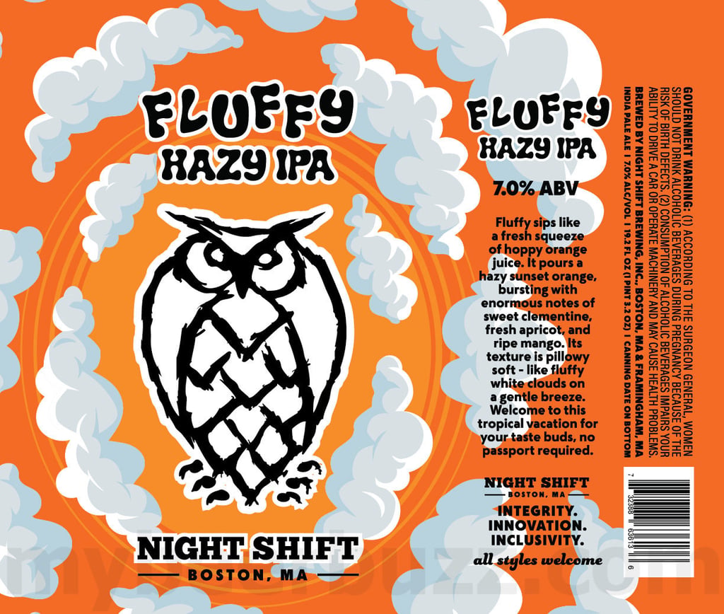 2025 Night Shift Fluffy 19.2oz Cans