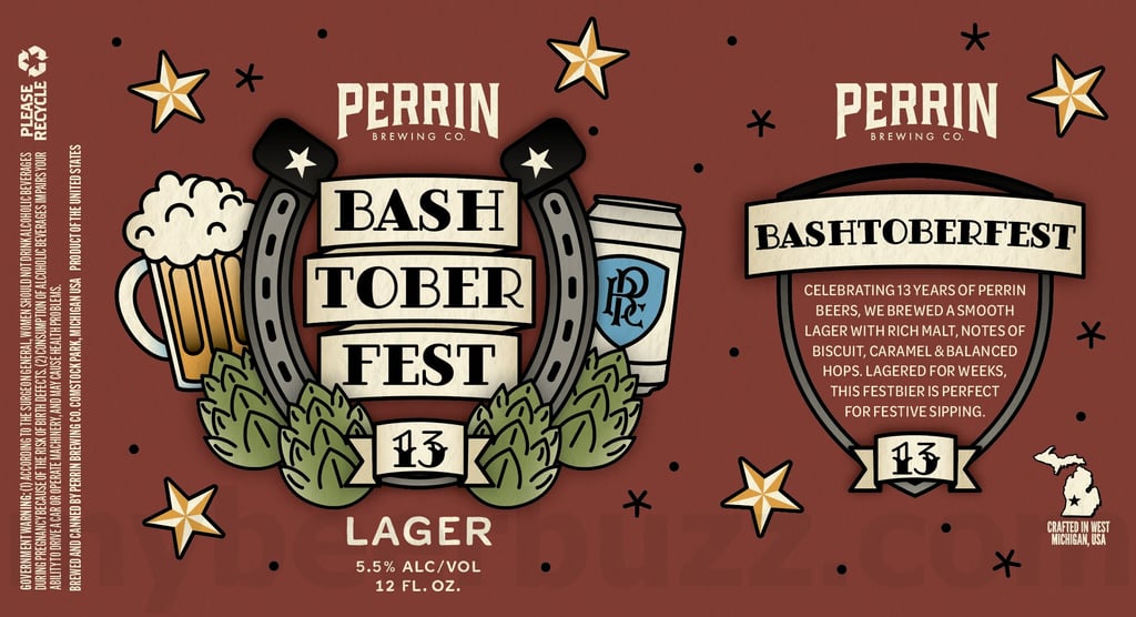 2025 Perrin Brewing Bashtoberfest 12oz Cans