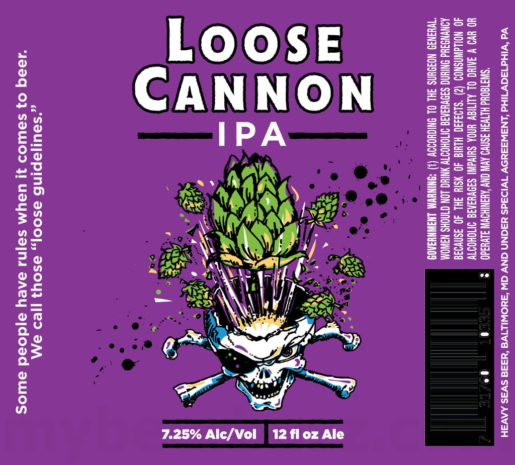 2026 Heavy Seas Loose Cannon IPA 12-oz Bottles