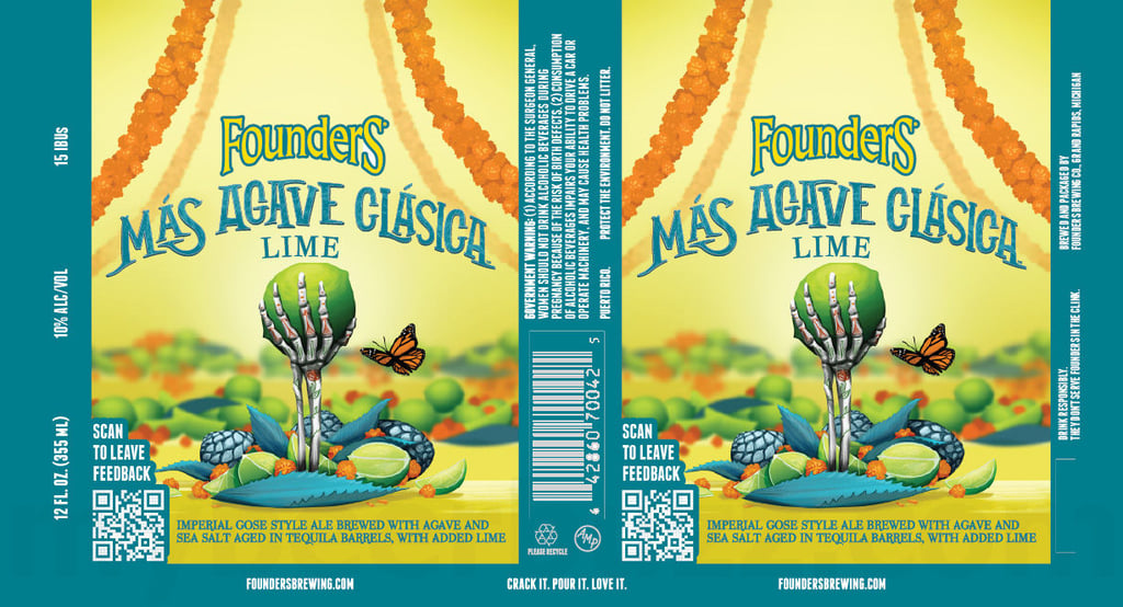2026 Founders Más Agave Clásica 12-oz Cans