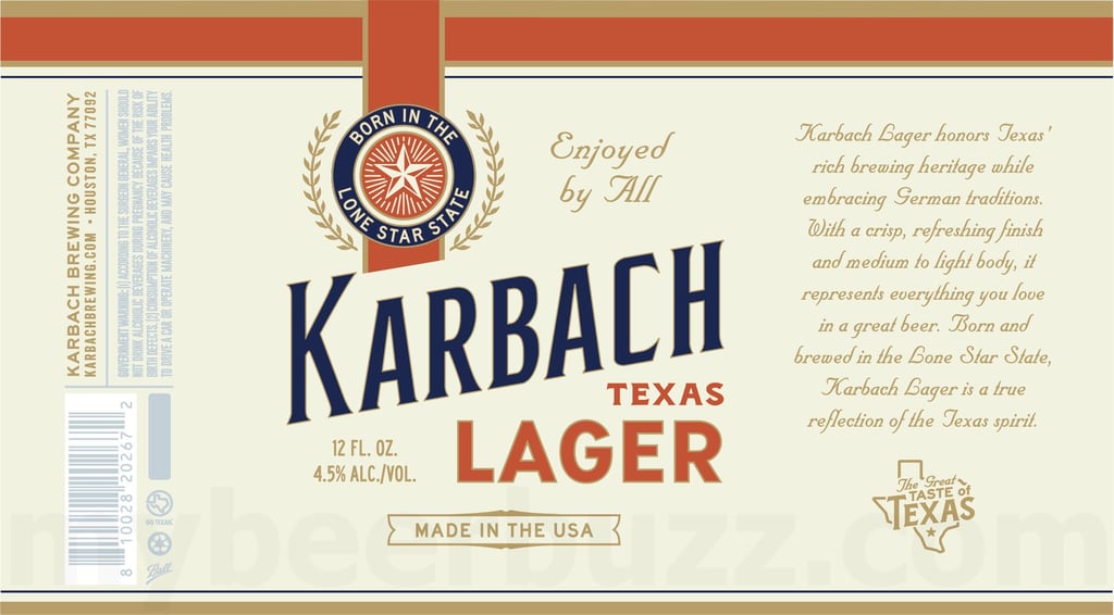 2025 Karbach Texas Lager 12-oz Cans