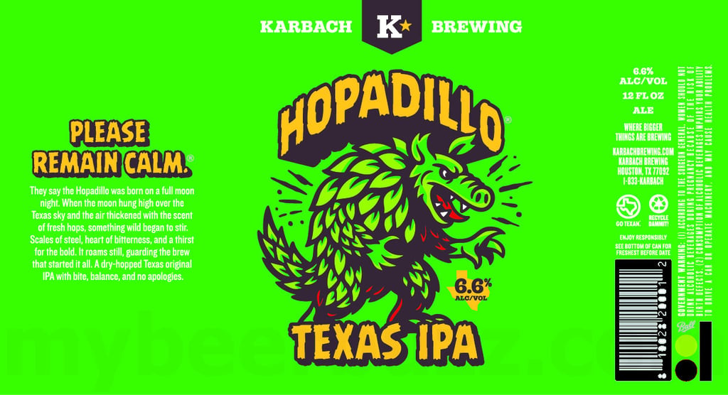2025 Karbach Hopadillo Texas IPA 12-oz Cans