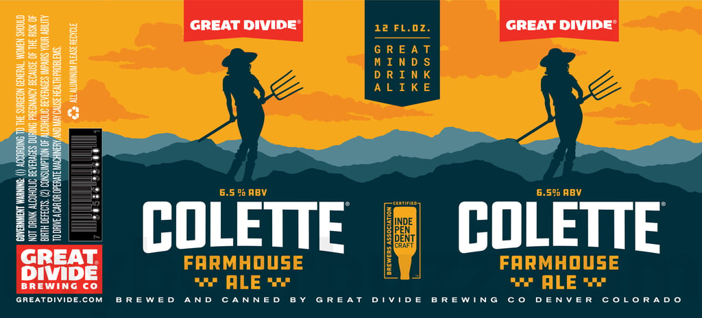 2025 Great Divide Colette 12oz Cans.