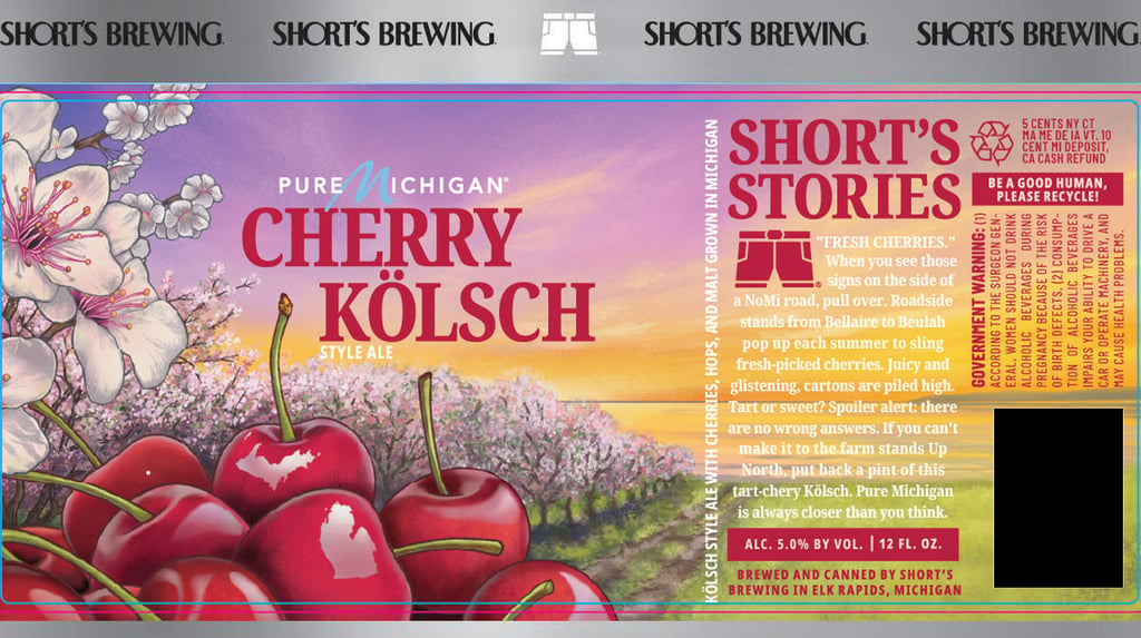 2026 Short's Brewing Pure Michigan Cherry Kölsch 12-oz Cans