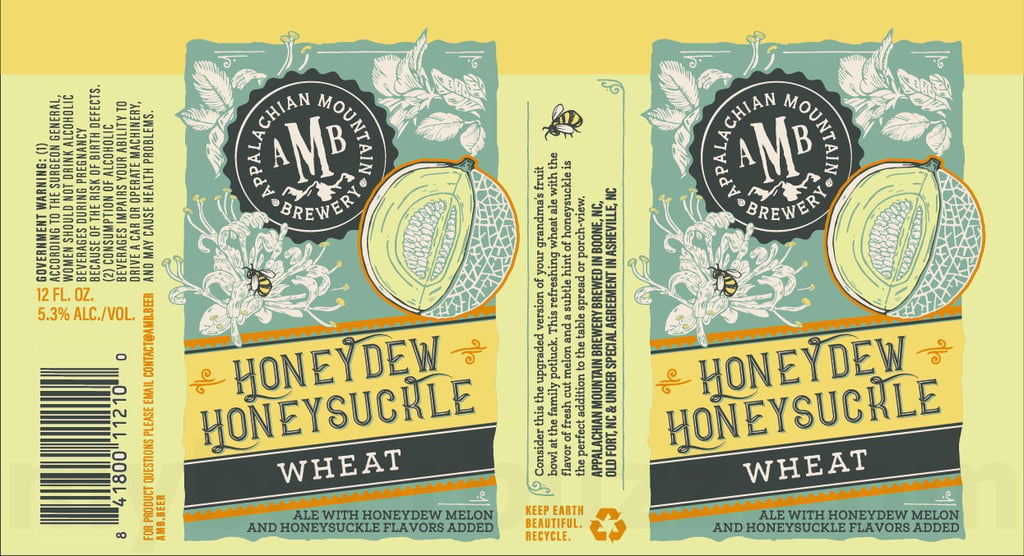2026 Appalachian Mountain brewery Honeydew Honeysuckle 12-oz Cans