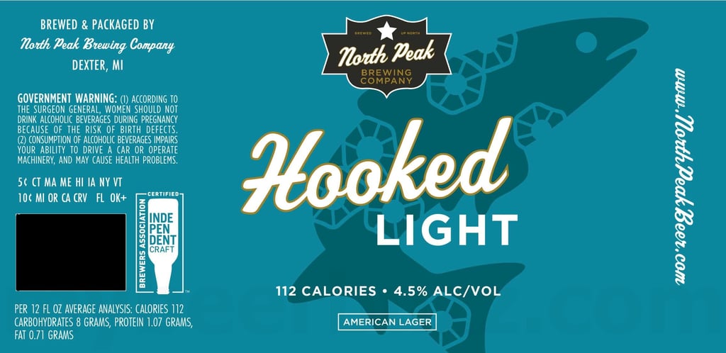 2026 North Peak Hooked Light 12-oz Cans