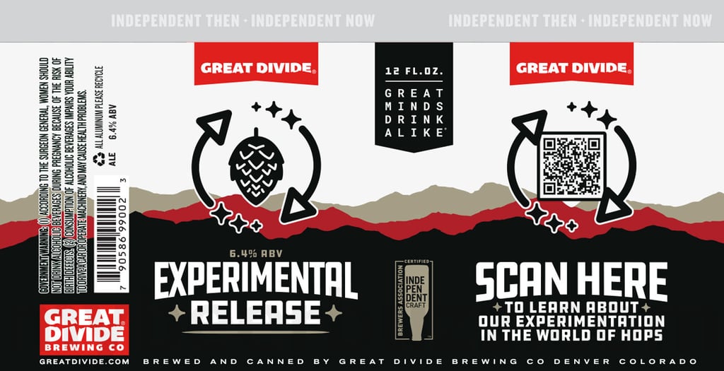 2025 Great Divide Experimental Release 12iz Cans.