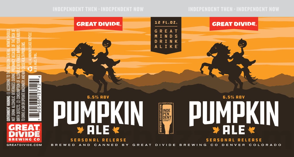2025 Great Divide Pumpkin Ale 12oz Cans.