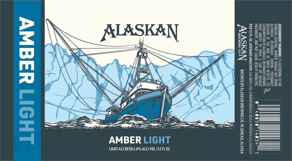 2026 Alaskan Amber Light 12-oz Cans