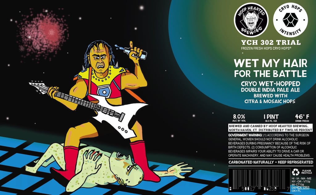 2026 Hoof Hearted Wet My Hair For The Battle 16-oz Cans