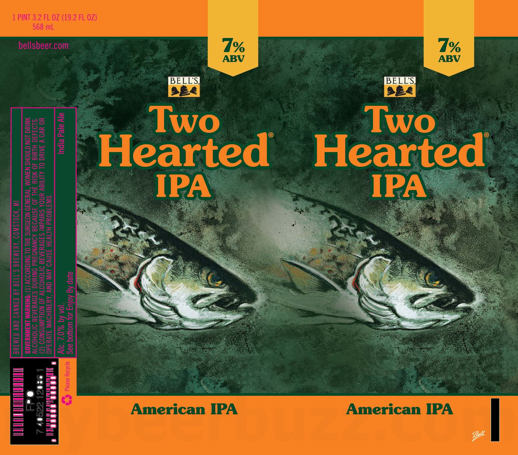 2025 Bell's Brewert Two Hearted Ale 19.2-oz Cans