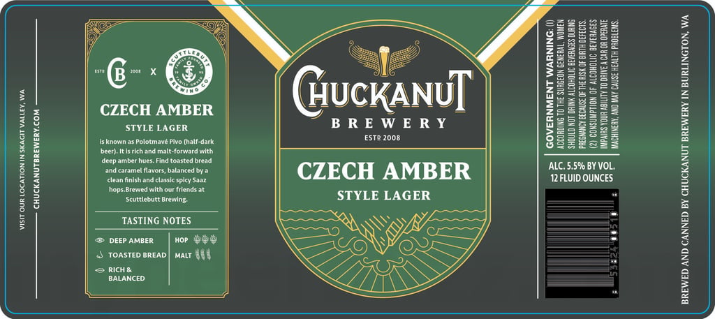 2025 Chuckanut Brewery Czech Amber 12-oz Cans