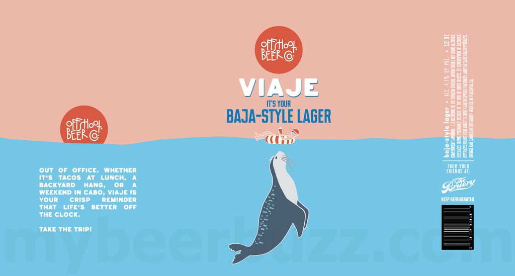 2026 Offshoot Beer Viaje Baja-Style Lager 12-oz Cans
