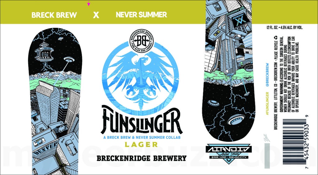 Breckenridge Brewery Adding Imperial Agave Wheat Watermelon Lime / Classic Porter / Summer Pils Shandy / Neapolitan Porter / German Chocolate Porter / Funslinger / Agave Wheat 12 2026 Breckenridge Funslinger Lager 12-oz Cans