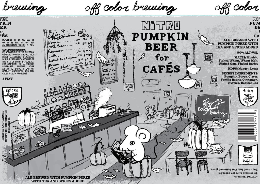 2026 Off Color Nitro Pumpkin Beer For Cafes 16-oz Cans