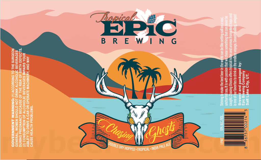 2025 Epic Brewing Tropical Chasing Ghosts 16-oz Cans