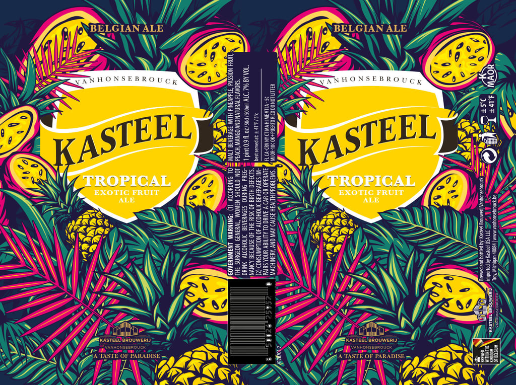 2026 Kasteel Tropical 500ml Bottles
