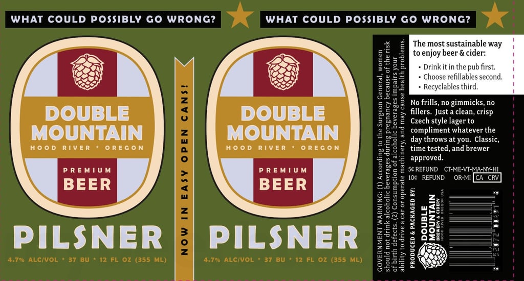 2026 Double Mountain Pilsner 12-oz Cans