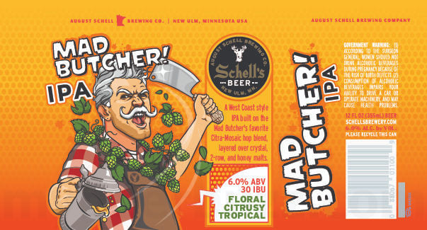 2026 Schell's Beer Mad Butcher! 12-oz Cans