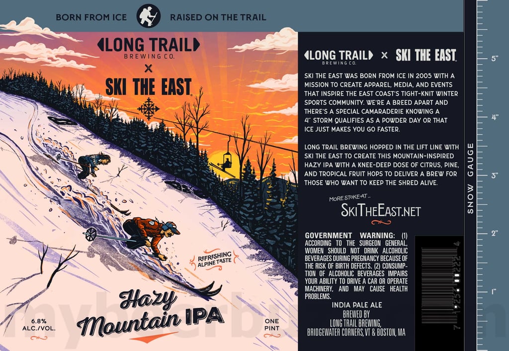 2025 Long Trail Ski The East 16oz Cans