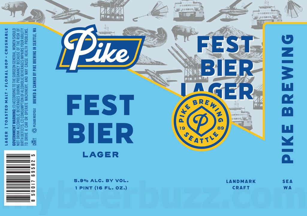 2025 Pike Brewing Fest Bier 16oz Cans